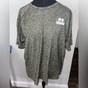 KUIU 105 Short Sleeve Nuyarn Merino Wool Hunt Mens XL Shirt Heather Gray/Green